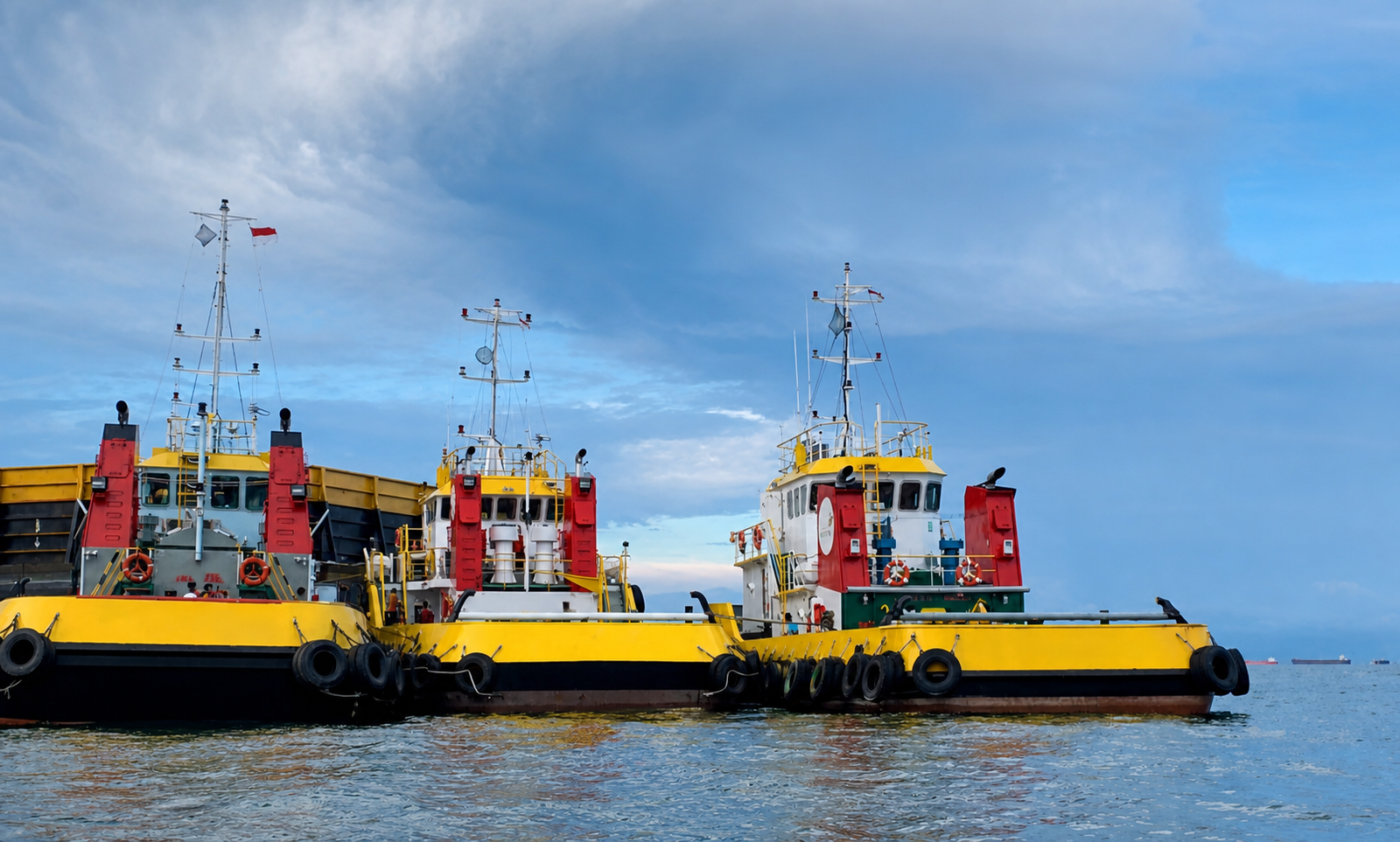 Tug boat fleet for marine B40 fuel reliability project