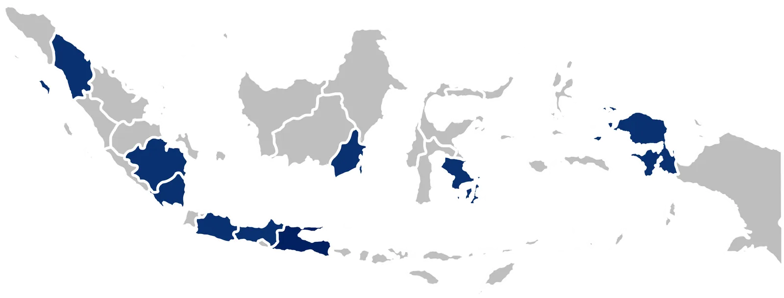 Indonesia distribution map