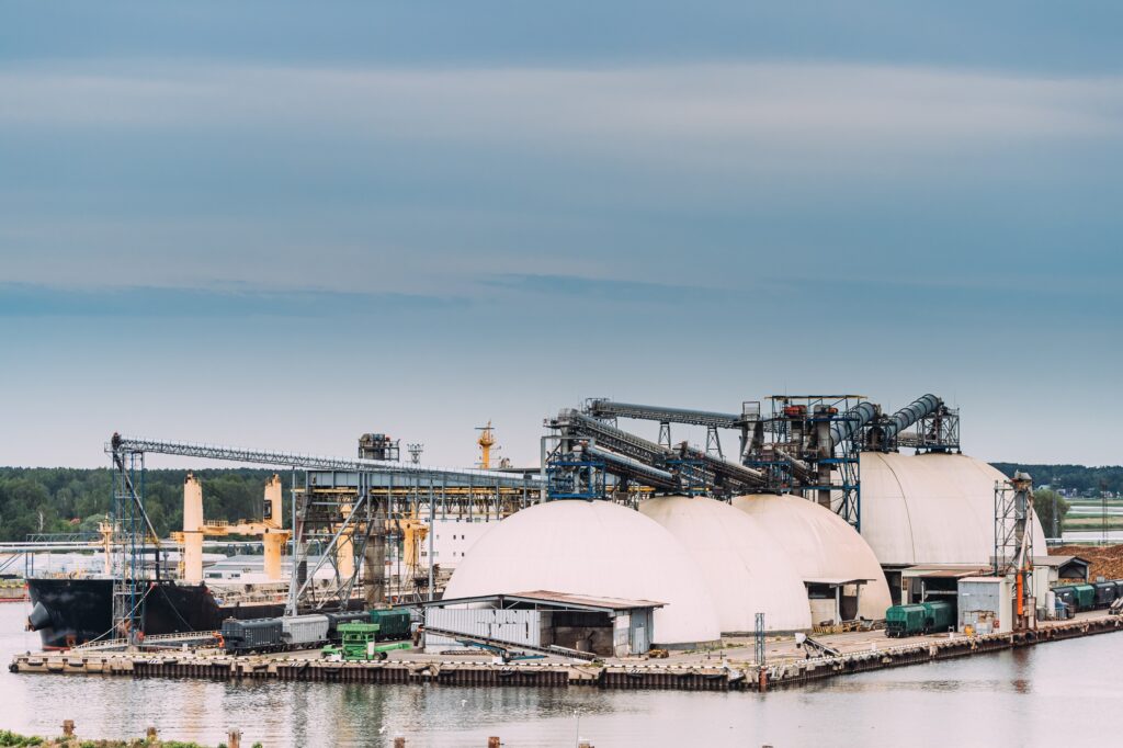 Chemical Storage Tanks And Storage Tanks Oil Refinery In Port. I